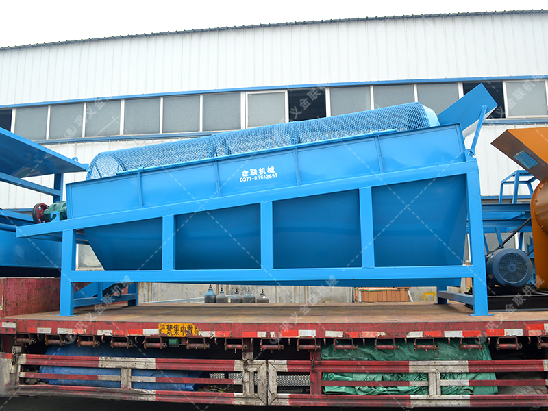 86雙級粉碎機生產線發貨圖片_發往廣西百色_破碎篩分金礦石
