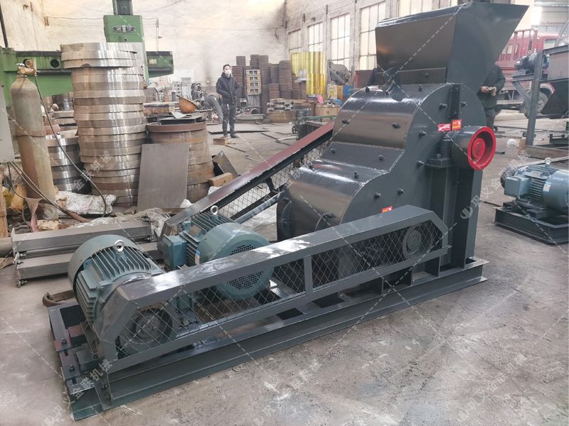 小型雙級粉碎機發貨圖片_發往山西忻州_破碎煤和煤泥