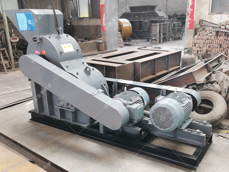 46小型雙級粉碎機發貨圖片_發往山西朔州_粉碎煤矸石