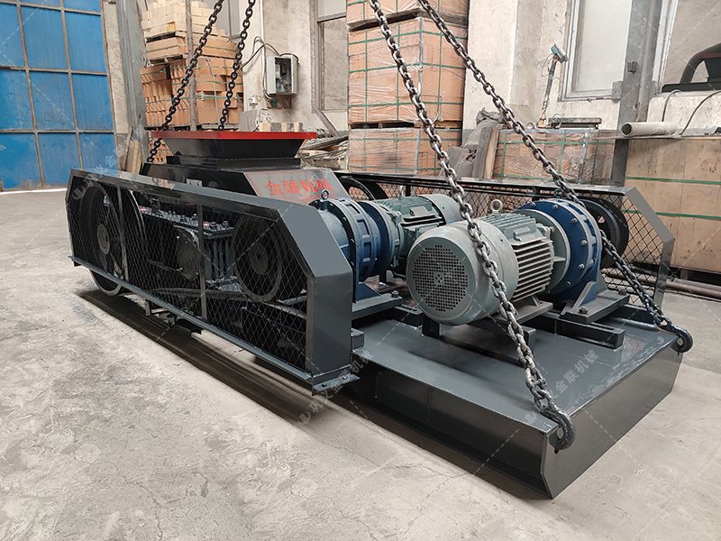 2PCG小型雙齒輥破碎機發貨圖片_發往烏魯木齊_破碎玻璃